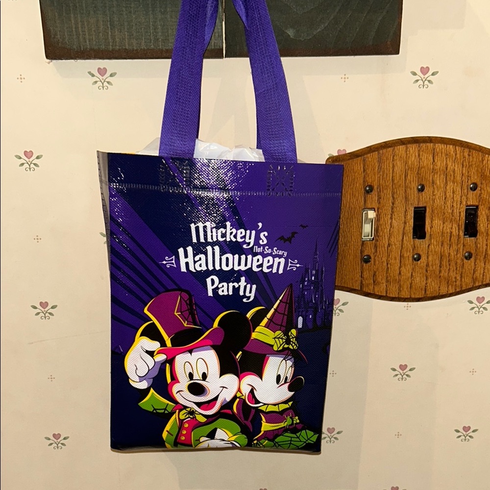Mickey's Halloween Party Tote Bag - Purple